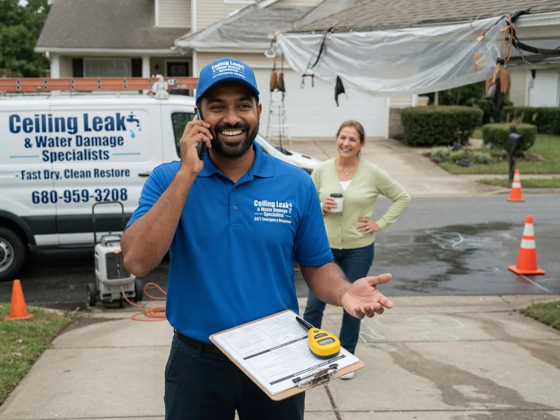Ceiling Leak Cleanup Kenna, WV FAQs